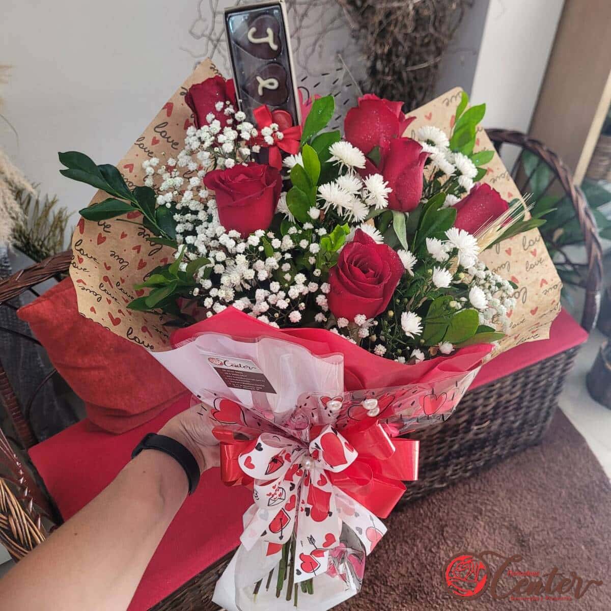 Buquê de Rosas Vermelhas