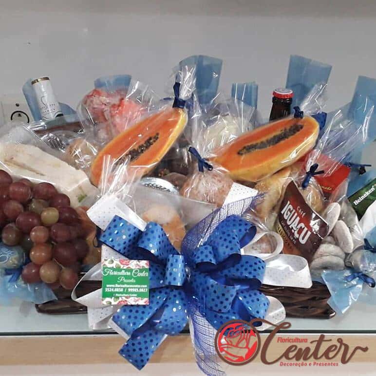 Cesta de Café sem Arranjo e Cervejas
